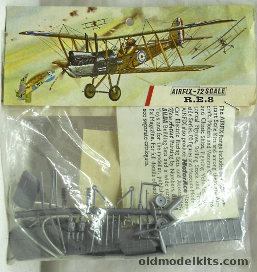 Airfix 1/72 RE-8 - Bagged, 96 plastic model kit